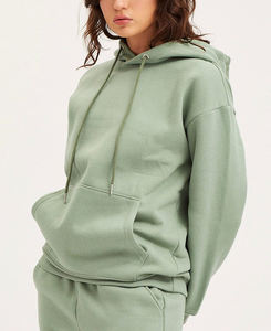 Ropa de calle Premium Sudadera con capucha de gran tamaño Sudaderas con capucha para mujer Sudadera transpirable con hombros caídos con sudaderas holgadas estéticas - Product Image 2