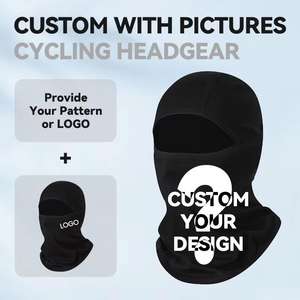 Vente en gros cagoule de karting imprimée sur mesure masque facial Sports d'hiver visage intégral coupe-vent couverture chaude casque de ski doublure cagoule - Product Image 2