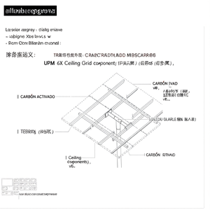 Composant de grille de plafond UPM 6X - Product Image 2