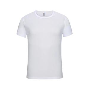 Vente en gros T-shirt blanc en polyester 100% à séchage rapide bon marché pour hommes T-shirt personnalisé avec logo imprimé et logo pour hommes - Product Image 3