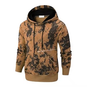 Hommes de haute qualité meilleur prix automne hiver pull décontracté tie-dye sweats à capuche 100% coton brodé Technique - Product Image 2