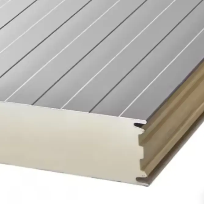 Pannello isolante esterno pannello isolante in alluminio composito in poliuretano ondulato