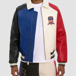 Veste en cuir pour homme de haute qualité Avirex en gros, veste en cuir véritable à fermeture éclair intégrale, best-seller pour homme - Product Image 1