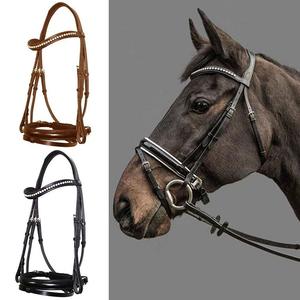 Horskraft สายคล้องคอหนังอังกฤษคุณภาพสูงหัวเข็มขัดทองเหลืองแบบมีสายคาดเอว - Product Image 6