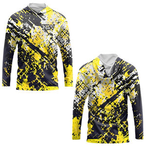 Camisas de Pesca de Manga Larga para Hombre, Secado Rápido, UPF 50+, Tallas Grandes, Spandex/Poliéster, Ropa Deportiva, Certificación BSCI, Sublimación al por Mayor - Product Image 6