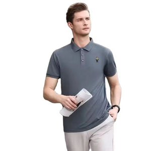Polos de talla grande para hombre, de manga corta Camiseta clásica, camiseta de verano, camiseta informal, botón de solapa, de gran tamaño, para verano - Product Image 6