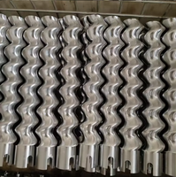 Rotor et Stator pour machine de pulvérisation de plâtre, usinage CNC D6-3 D7-2.5 D8-2, Rotor et Stator pour pompe à vis PFT