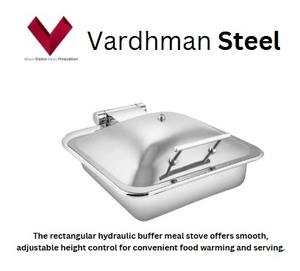 Recipiente Rectangular para Buffet con Amortiguador Hidráulico, Recipiente Cuadrado para Calentar Alimentos de 7L, Mantiene la Temperatura Ideal para Servir - Product Image 2