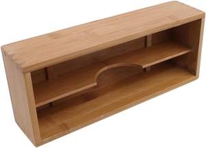 Cutlery <b>Holder</b> 1pc Box Wood Tools Wooden Cooking Tool Organizer Spoon Storage Box Cutlery Rack <b>Chopsticks</b> Box Clamshell Wooden - Product Image 6