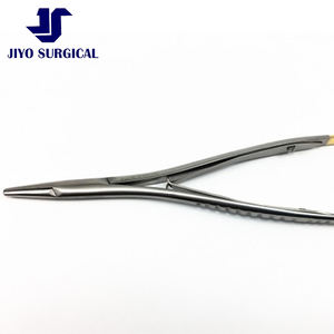 Controlador de aguja quirúrgico Manual de Venta caliente 5,5 \ "TC Mathieu soporte de aguja con punta de carburo de tungsteno para sutura de precisión - Product Image 4