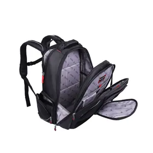 Bolsa de Hombro Unisex Personalizada de Algodón con Logotipo de Sakos Corporation, Mochila Impermeable para Portátil con Puerto USB, Bolsas Inteligentes para Viajes y Compras - Product Image 1