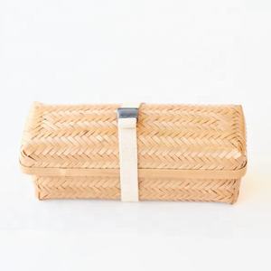 Top vente bonne qualité boîte à bento en bambou tissé à la main meilleur choix écologique japon boîte à lunch OEM variété de tailles du Vietnam - Product Image 2