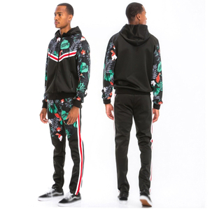 Nouvelle arrivée pour hommes pour la saison d'hiver Ensemble de survêtements confortables en tissu respirant avec manches complètes imprimées Technics - Product Image 4