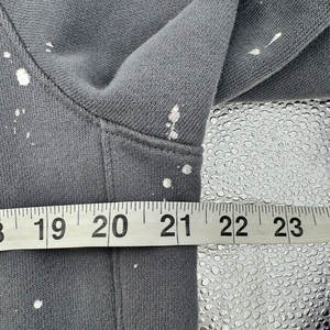 Sweat-shirts décontractés pour hommes, style outdoor, effet usé, pour l'hiver, design à motif uni, col à capuche, coton/polyester, respirant - Product Image 5