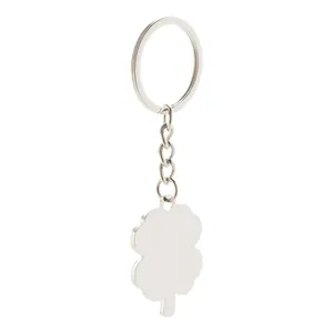 Porte-clés trèfle en métal personnalisé, gadgets porte-bonheur sur mesure - Product Image 4