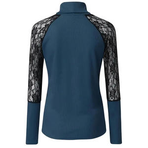 <b>Long</b> <b>Sleeve</b> <b>Base</b> <b>Layer</b> Stretchy Women Horse Riding Shirt Equestrian Clothing Rider Competition Show Shirts - Product Image 2