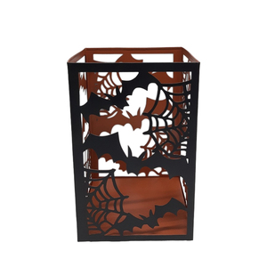 Artículo de Halloween decorativo estándar, vela de Metal votiva, Color negro mate para el hogar, decoración de Halloween personalizada a granel - Product Image 3