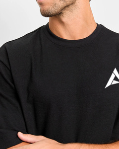 T-shirt confortable en coton doux 100% surdimensionné pour hommes avec logo personnalisé et broderie commandes en gros disponibles - Product Image 4