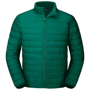 OEM Hombres Peso Ligero Puffer Chaqueta al aire libre Transpirable Hombres Puffer Chaleco Logotipo personalizado Full Zip Puffer Jacket - Product Image 1