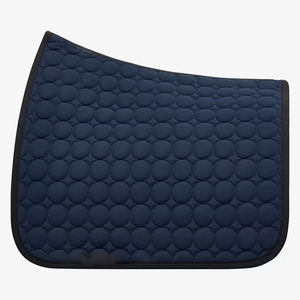 Nouvelles tapis de selle de course hippique de style anglais à logo personnalisé, matelassage carré en daim, pour dressage western avec logo sur mesure - Product Image 2