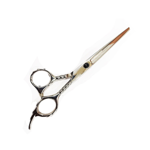 Ciseaux de coiffure à poignée personnalisée Ciseaux de salon de coiffure de couleur argentée Ciseaux de salon de coiffure en acier inoxydable - Product Image 2