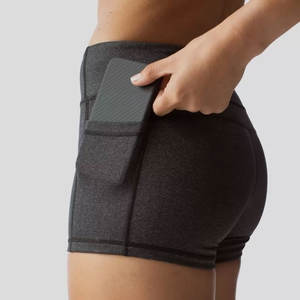 Short de course à séchage rapide taille haute pour femme nouvelle mode grande taille Logo personnalisé respirant lavé de haute qualité-Fourniture en gros - Product Image 4