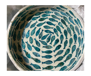 Vente en gros écologique de plateaux de service en rotin panier de plateau en rotin naturel fait à la main pour le stockage d'affichage de fruits de cadeau exportation à la maison - Product Image 1