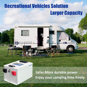 5.12kWh แบตเตอรี่เหลว LiFePO4 RND 12.8V พร้อมจอแสดงผลความจุ2000รอบพลังงานลิเธียมที่ปลอดภัยสำหรับรถพ่วง RV Camper - Product Image 6