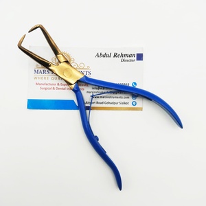 Pince pour enlever les perles d'extension de cheveux Micro ouvre-anneau en acier inoxydable avec double ressort et poignée antidérapante Extensions professionnelles - Product Image 1