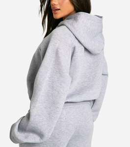 Sweat à capuche oversize pour femme, nouveau style, couleur unie, sweat-shirts et pulls à capuche grande taille, unisexe, hiver, automne - Product Image 3