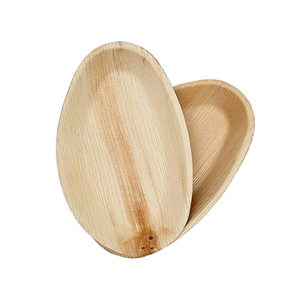 Top vente 10 pouces x 6 pouces assiette ovale Durable assiette de service profonde assiette écologique pour la cuisine salle à manger et le restaurant - Product Image 1