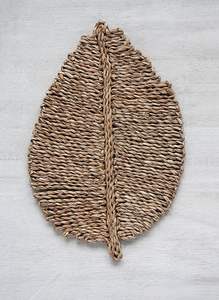 Boho Seagrass Leaf Shade Eco-Friendly <b>Round</b> <b>Placemats</b> Handwoven Table Decor Coasters HNH CRAFT Vietnam - Product Image 5