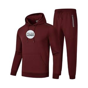 Chándal de 2 piezas para hombre, trajes de jogging informales, Sudadera con capucha, chándal - Product Image 3