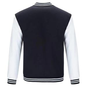 Veste de survêtement pour homme en molleton 100% coton de haute qualité, logo brodé en chenille personnalisé OEM/ODM, style streetwear - Product Image 3