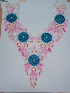 Elegant and Durable Embroidered <b>Collars</b> Ideal for Tailoring, Clothing Decoration, and Apparel Manufacturing made in india - Product Image 6