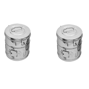 Caja de esterilización de acero inoxidable, contenedor de almacenamiento de instrumentos médicos, organizador de herramientas quirúrgicas seguras con tapa - Product Image 2