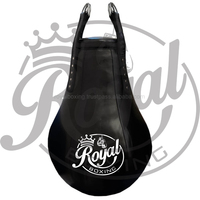 Matériel d'entraînement de kickboxing Fairtex Super Tear Drop Sac lourd non rempli Logo personnalisé en cuir véritable Muay Thai Punching Sacs de sable