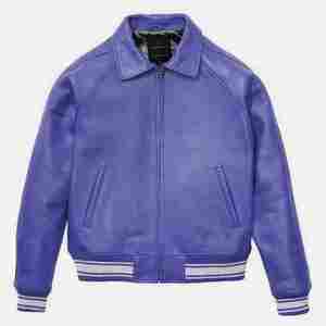 Chaqueta Avirex Clásica de Cuero Vacuno Genuino y Lona, Personalizada, de Alta Calidad, Resistente al Agua y al Viento, Venta al Por Mayor - Product Image 3