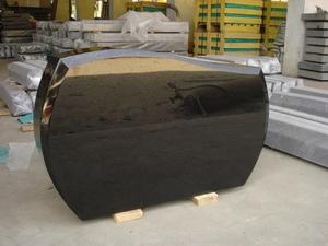 Lápidas y monumentos de granito negro absoluto Piedras de granito negro Monumentos de lápida negra completa - Product Image 2