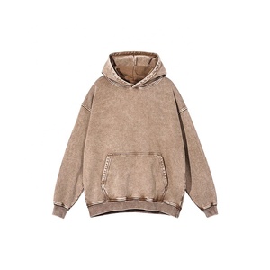 Sudadera con Capucha Unisex de Felpa Francesa de Alta Calidad con Logotipo Bordado Personalizado, Diseño Gráfico Vintage, Lavado Ácido - Product Image 1