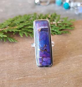 Bague fine bohème de créateur en argent sterling 925, sertie de pierres précieuses turquoise, certifiée par un tiers, unisexe, cadeau de mariage - Product Image 3