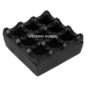 Cendrier en métal à neuf trous de forme carrée Cendrier à cigares fait main de qualité supérieure Cendrier en métal à usage intérieur et extérieur de vente chaude - Product Image 1