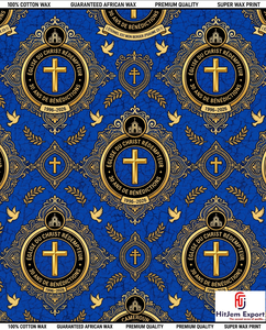 Custom African Wax Print Fabric Manufacturer Church Celebration Anniversary Convention Uniform Textile Supplier OEM ODM - Product Image 6