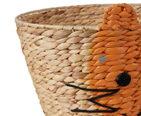 Décor de chambre de style charmant coffre-fort environnement blanchisserie pour enfants ou stockage de jouets tissage tigre jacinthe d'eau panier pour enfants