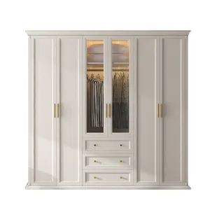 Tổng thể rắn gỗ armoire Mỹ phòng ngủ tủ quần áo tủ quần áo tổ chức tủ quần áo tủ quần áo