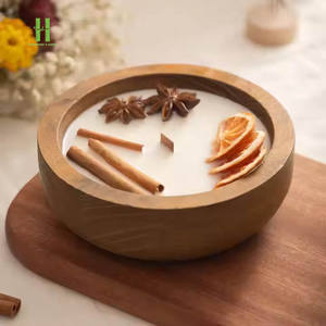 New Design Oval Wooden <b>Dough</b> <b>Bowl</b> for Candle Making Hand Carved Wooden <b>Dough</b> <b>Bowl</b> Bulk OEM Christmas Gift from Vietnam Wholesale - Product Image 3