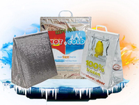 Bolsa Térmica de Papel de Aluminio Reciclado, Bolsa de Plástico para Mantener el Frío