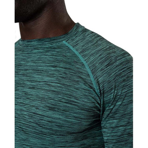 <b>Men</b> Clothing Gym Fitness Summer <b>T</b> <b>Shirt</b> Casual Blank Round Neck long Sleeve Cheap Price Cotton Fabric <b>T</b> <b>Shirt</b> Different Color - Product Image 6