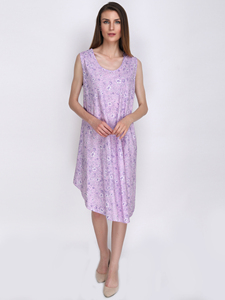 Robe longue ample pour femme grande taille, style rockabilly, imprimé floral, en tissu georgette, pour la plage - Product Image 2