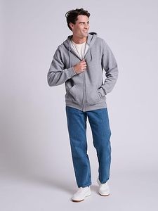 Winter Warm Fleece Lined Plain Sudadera con capucha para hombre Soft Unisex Oversized Custom Essentials Hoodie - Product Image 2